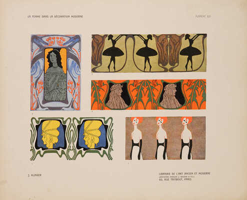 [Клингер Ю. Женщина в современных украшениях]. [c. 1902].